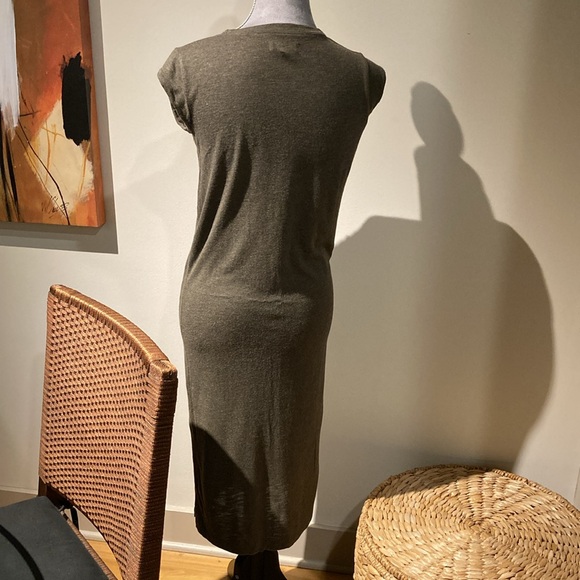 Madewell Olive Green B Neck T-Shirt Dress Size XS - Picture 7 of 7